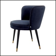 Chaise de salle à manger Bleu 24 - Grenada - Style contemporain - Pacific Compagnie.