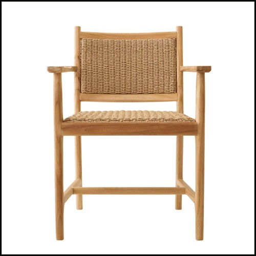 Chaise d'extérieur 24 - Pivetti With Arm - Ambiance jardin - Pacific Compagnie.