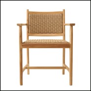 Chaise d'extérieur 24 - Pivetti With Arm - Ambiance jardin - Pacific Compagnie.