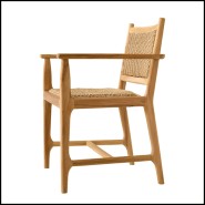 Chaise d'extérieur 24 - Pivetti With Arm - Détail assise - Pacific Compagnie.