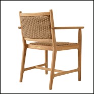 Chaise d'extérieur 24 - Pivetti With Arm - Outdoor seating - Pacific Compagnie.