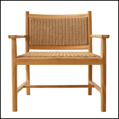 Chaise d'Extérieur 24 - Pivetti With Arm - Outdoor Pivetti Chair - Pacific Compagnie.