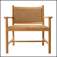 Chaise d'Extérieur 24 - Pivetti With Arm - Outdoor Pivetti Chair - Pacific Compagnie.