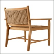 Chaise d'Extérieur 24 - Pivetti With Arm - Mobilier de jardin - Pacific Compagnie.