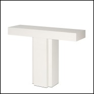 Console 189 - Absolut Leather - Absolut leather console table with classic and timeless elegance - Pacific Compagnie.