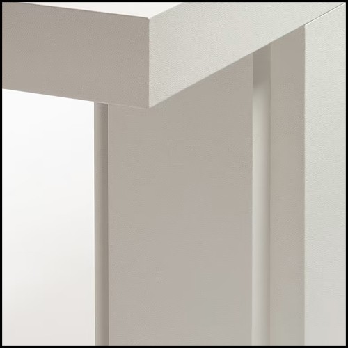 Console 189 - Absolut Leather - Elegant console table featuring absolut leather and sophisticated style - Pacific Compagnie.