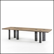 Table de repas 163 - Osmose | Dining Table 163-Akera - Akera Dining Table - Pacific Compagnie.