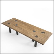 Table de repas 163 - Osmose | Dining Table 163-Akera - 163-Akera Table - Pacific Compagnie.