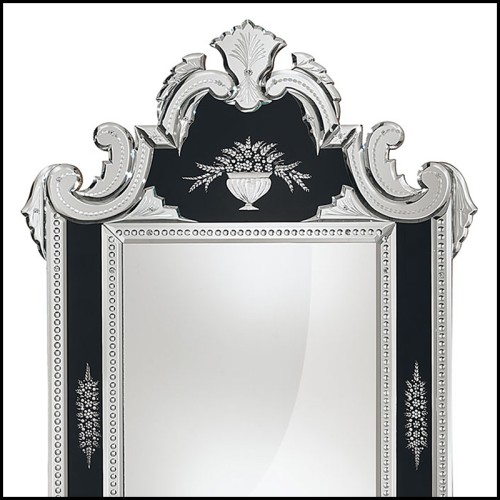 Miroir 182 - Lagunes Glass - Modern glass mirror Miroir 182-Lagunes Glass - Pacific Compagnie.