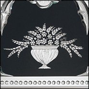 Miroir 182 - Lagunes Glass - Glass Miroir 182-Lagunes Glass for living room - Pacific Compagnie.