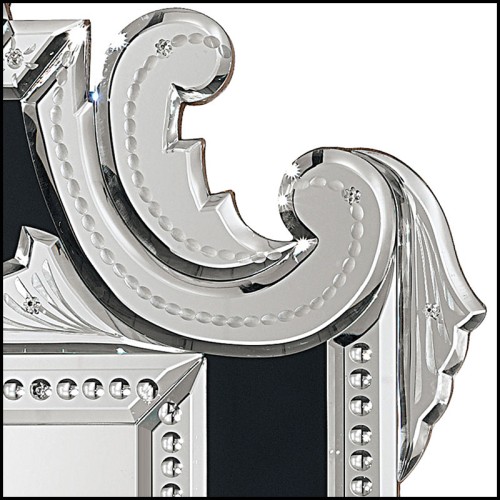 Miroir 182 - Lagunes Glass - Large Miroir 182-Lagunes Glass mirror - Pacific Compagnie.