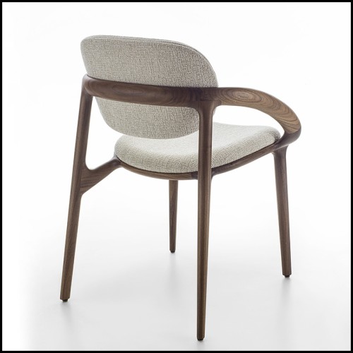 Chaise 163 - Lipa Walnut - Style scandinave - Pacific Compagnie.