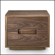 Nightstand 154 - Harper Walnut - Design - Pacific Compagnie.