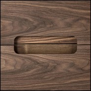 Table de Chevet 154 - Harper Walnut - Lit - Pacific Compagnie.