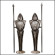 Sculpture PC - Guerriers Boucliers - Pacific Compagnie.