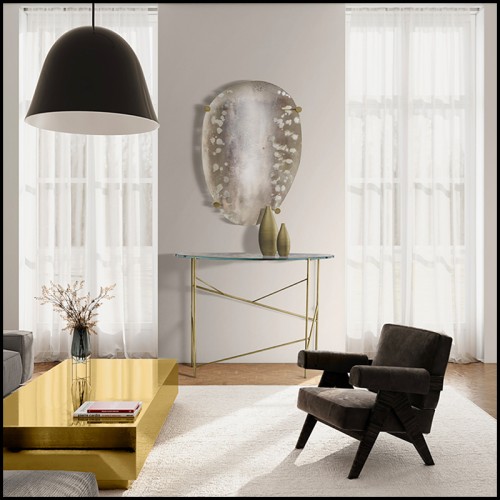 Miroir 182 - Neto Glass Brass - Laiton - Pacific Compagnie.