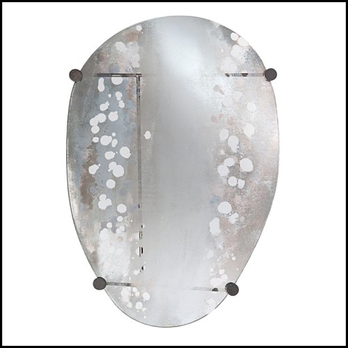Miroir 182-Neto Glass Brass