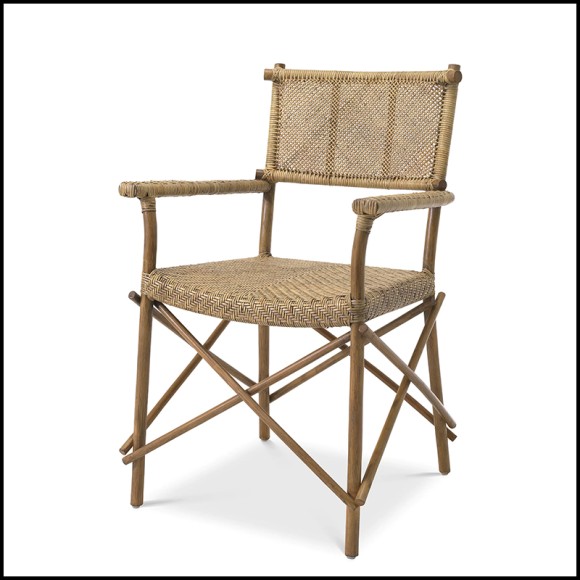 Chaise 24 - Rattan Indo - Authentique - Pacific Compagnie.