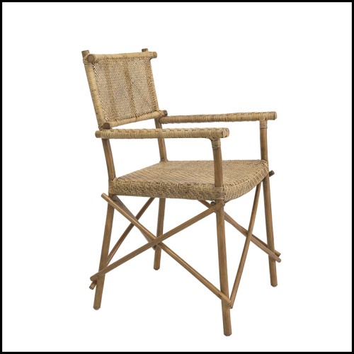 Chaise 24 - Rattan Indo - Assise - Pacific Compagnie.