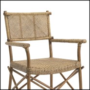 Chaise 24 - Rattan Indo - Tressée - Pacific Compagnie.
