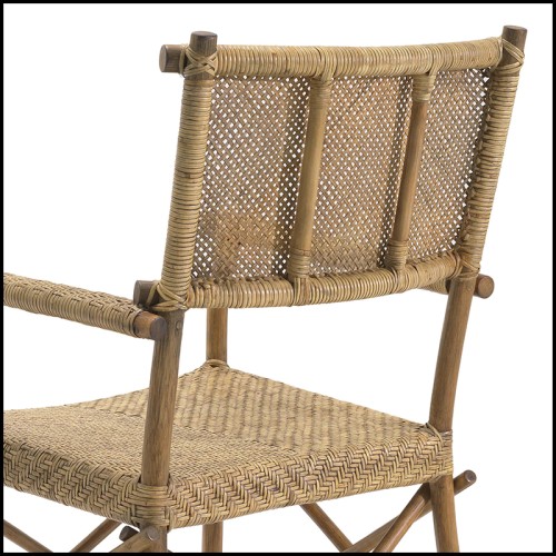 Chaise 24 - Rattan Indo - Naturel - Pacific Compagnie.