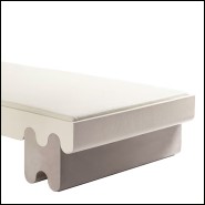 Banc 189 - Liguria Large Leather - Esprit lounge - Pacific Compagnie.