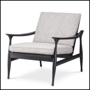 Chaise 24 - Manzo Black - Ligne épurée - Pacific Compagnie.