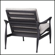 Chaise 24 - Manzo Black - Cuir noir - Pacific Compagnie.