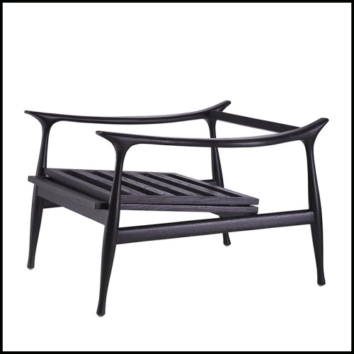Chaise 24 - Manzo Black - Noire Intemporelle - Pacific Compagnie.