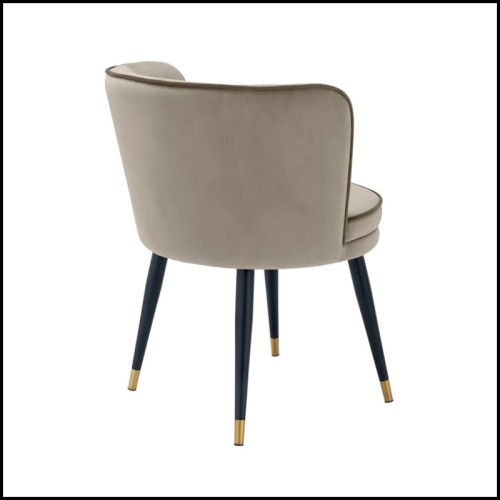 Chaise de salle à manger Greige 24 - Grenada - Style contemporain - Pacific Compagnie.