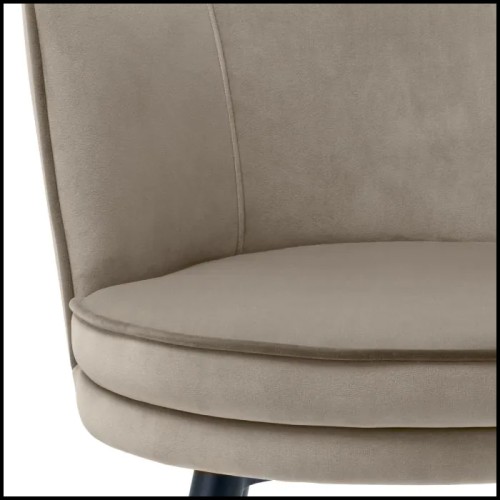 Chaise de salle à manger Greige 24 - Grenada - Assise confortable - Pacific Compagnie.