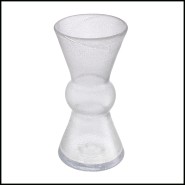 Vase 24 - Axa | Vase 24-Axa, Clear Glass - Pacific Compagnie.
