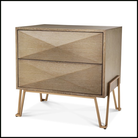 Table de chevet 24 - Highland | End Table Eichholtz- Highland - Pacific Compagnie.