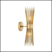 Applique Murale 24 - Romeo double | Romeo Double Lamp, Brass Finish - Pacific Compagnie.
