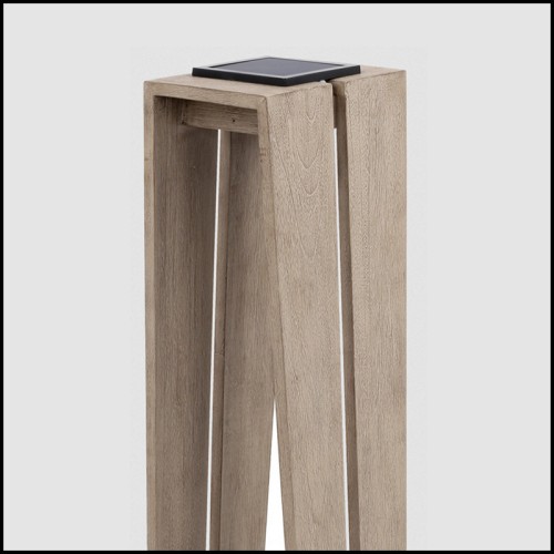 Lantern 46-Aged Teak Large Solar