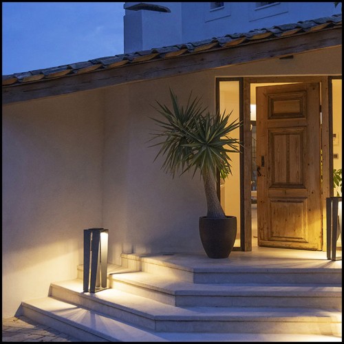 Lantern 46-Aged Teak Large Solar