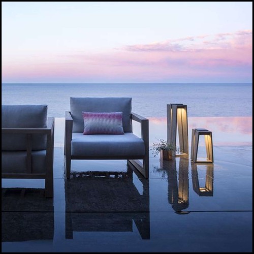 Lantern 46-Aged Teak Large Solar