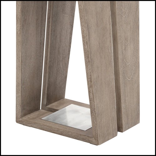 Lantern 46-Aged Teak Medium Solar