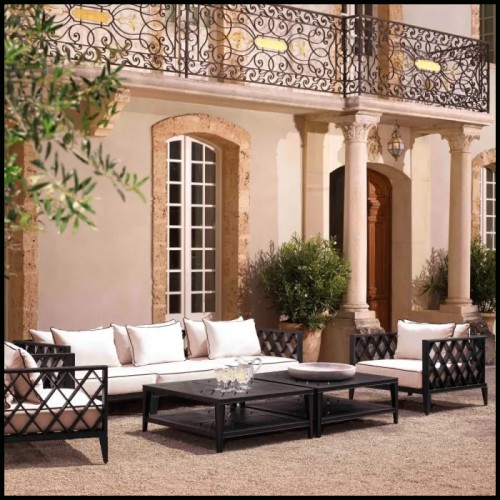 Outdoor Coffee Table 24- Bell Rive square Black