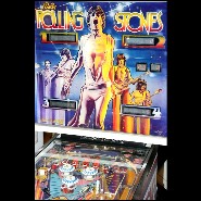 Flipper PC - Rolling Stones - Close-up of playfield - Pacific Compagnie.