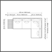 Canapé d'extérieur 24 - Royal Palm Sand - Teinte naturelle - Pacific Compagnie.