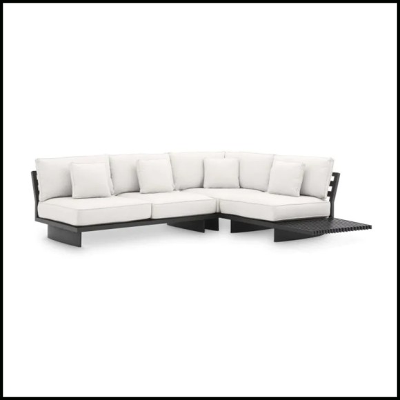 Outdoor Sofa Royal Palm Black - Eichholtz