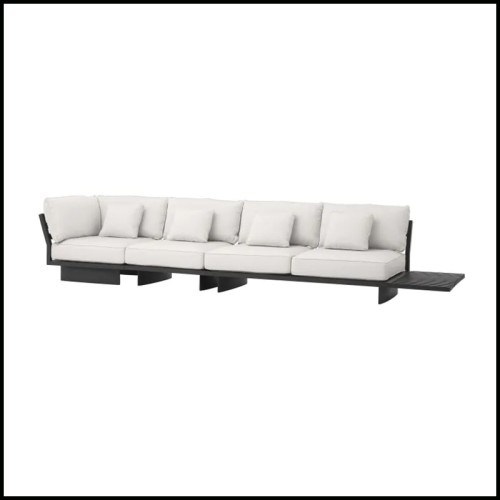 Outdoor Sofa Royal Palm Black - Eichholtz