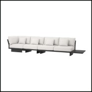 Canapé d'extérieur 24 - Royal Palm Black - Design sophistiqué - Pacific Compagnie.