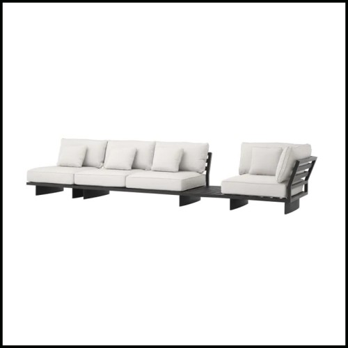 Outdoor Sofa Eichholtz - Royal Palm Black