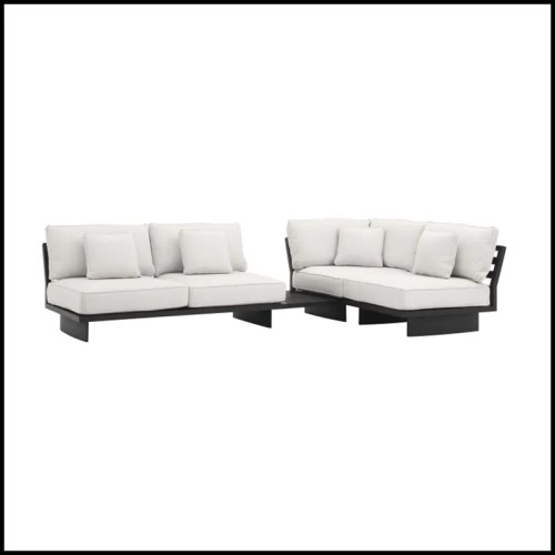 Outdoor Sofa Royal Palm Black - Eichholtz