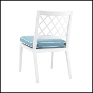 Chaise d'extérieur 24 - Paladium - Sleek and compact outdoor chair for small spaces - Pacific Compagnie.