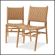 Chaise d'extérieur 24 - Laroc set of 2 - Collection outdoor - Pacific Compagnie.