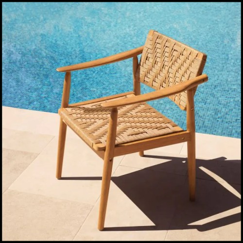 Chaise d'extérieur 24 - Chair Coral Bay set of 2 - Set of two outdoor coral bay chairs for patio - Pacific Compagnie.