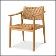 Chaise d'extérieur 24 - Chair Coral Bay set of 2 - Coral bay outdoor chair set for garden dining - Pacific Compagnie.